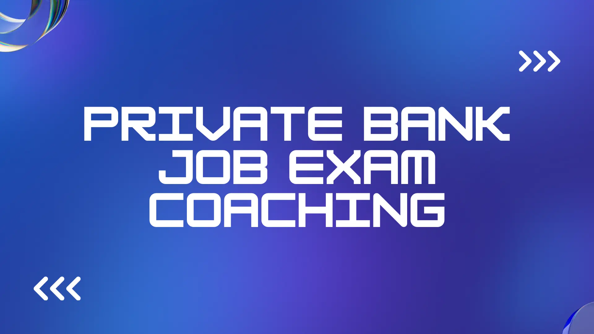 Private Bank Job
